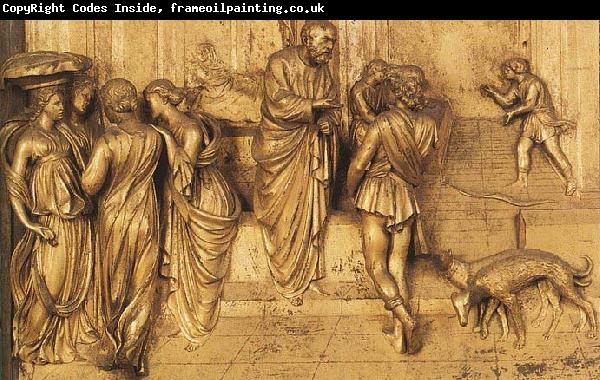 Lorenzo Ghiberti Isaac Sends Esau to Hunt